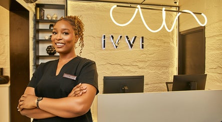 Friendly staff at IVVI reception in Lekki, Lagos, NG ready to welcome clients.