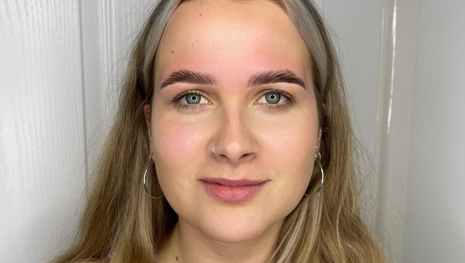 Freshly styled eyebrows at The Brow Secret, Stoke Gifford, England, GB, showcasing natural beauty.