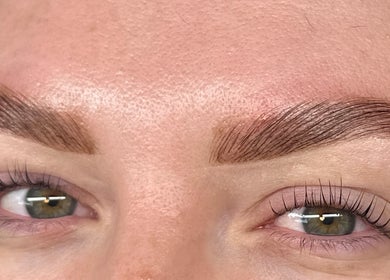 Styled eyebrows at The Brow Studio, Wythenshawe, England, GB, showcasing expert eyebrow artistry.