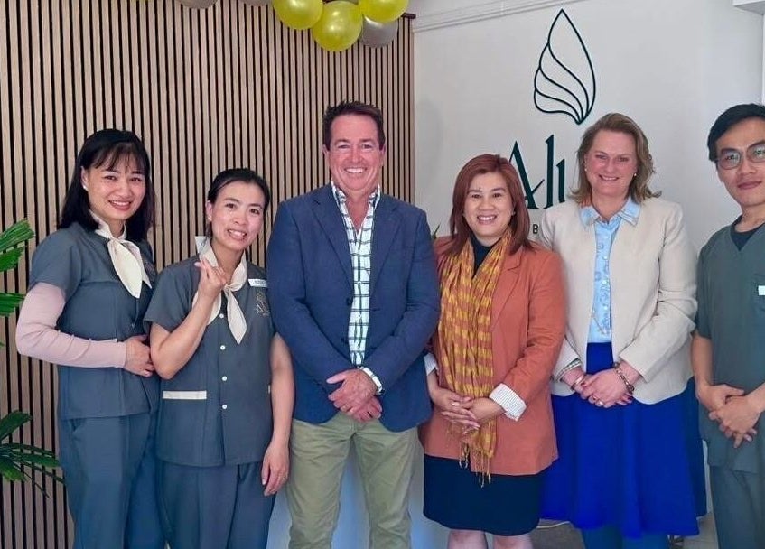 Happy Alura Beauty Lithgow team in Lithgow, New South Wales, AU, welcoming clients with smiles.