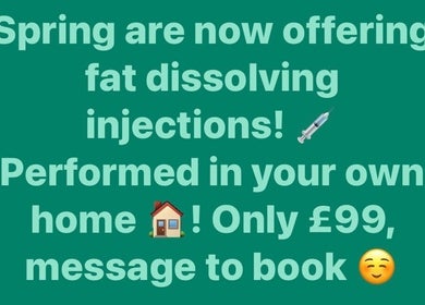 Spring Wellness & Foot Care now offers home fat-dissolving injections in Fareham, England, GB. Book today!