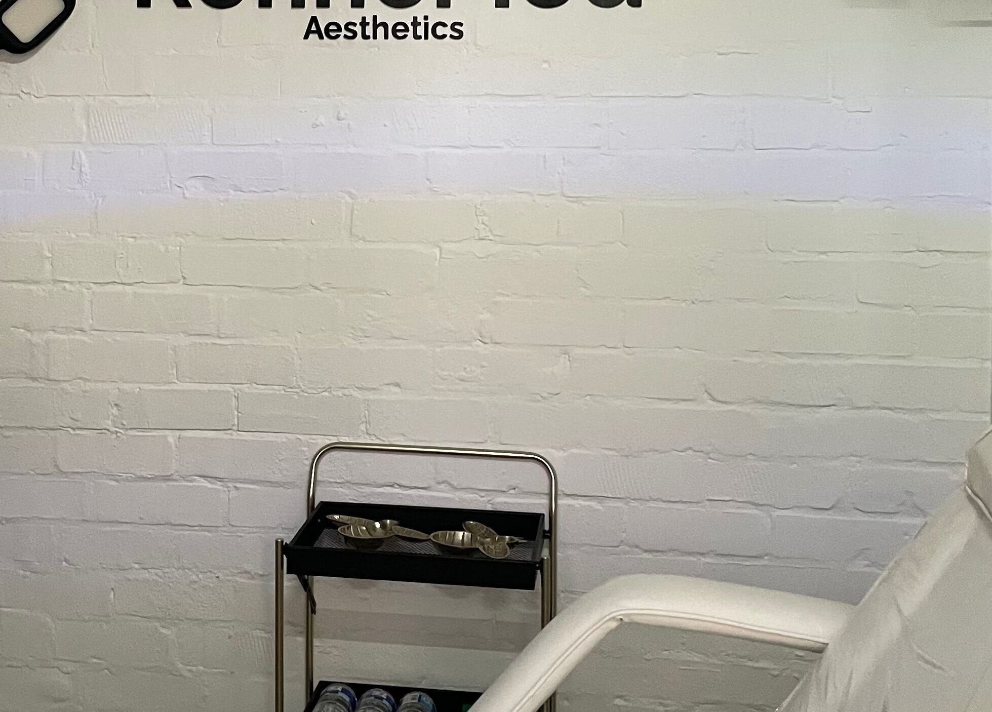 Modern treatment room at RefineMed Aesthetics, Newcastle upon Tyne, England, GB.