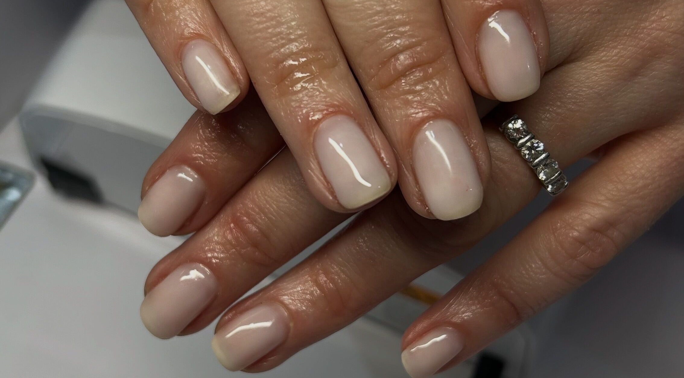 Glossy manicure at Passionte By Teneal in Boksburg, Gauteng, ZA showcasing beautifully manicured nails.