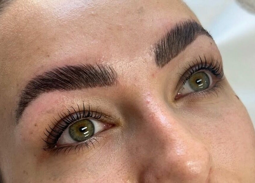 Beautifully shaped brows at Chloe at No. Eleven in Great Yarmouth, England, GB.
