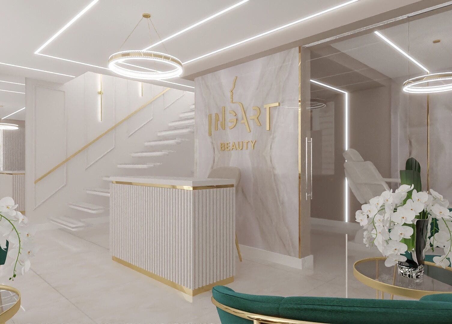 INGART PMU & Aesthetics elegáns fogadótér Budapesten, Magyar, HU.