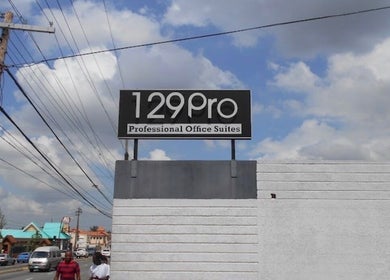 129Pro sign near Dr. Orchid Dawkins/Skin Institute of Jamaica, Kingston, St. Andrew Parish, JM.