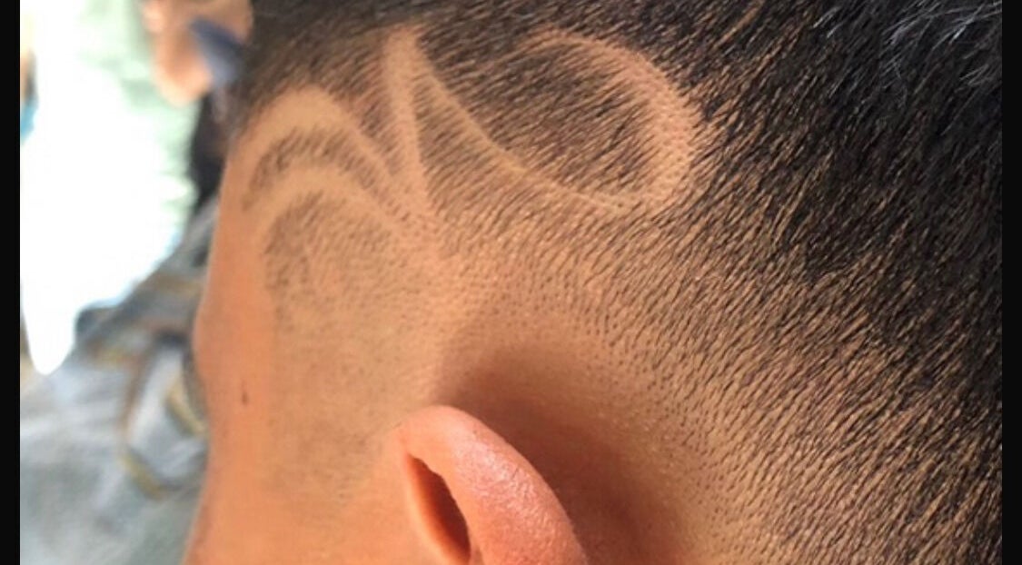 Diseño de corte de cabello creativo en 88BarberPro, Medellín, Antioquia, CO.