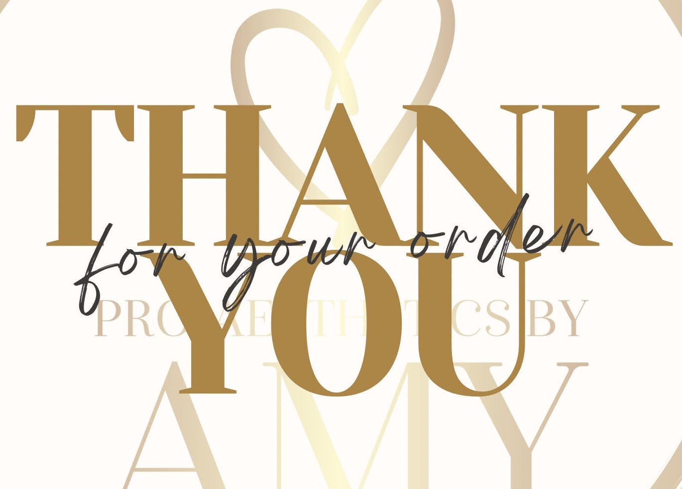 Thank you message from Pro-Aesthetics by Amy, Birmingham, England, GB.