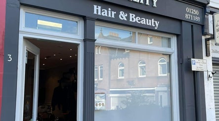 Botanique hair and beauty salon front entrance in Blairgowrie And Rattray, Scotland, GB.