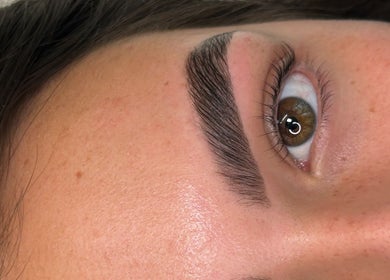 Beautifully shaped eyebrow at ARCHE in Guisborough, England, GB. Flawless grooming and style.