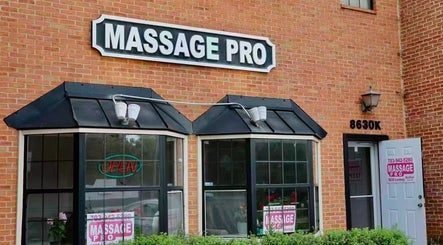 Exterior of Massage Pro, Virginia, Virginia, US showcasing welcoming entrance and signage.