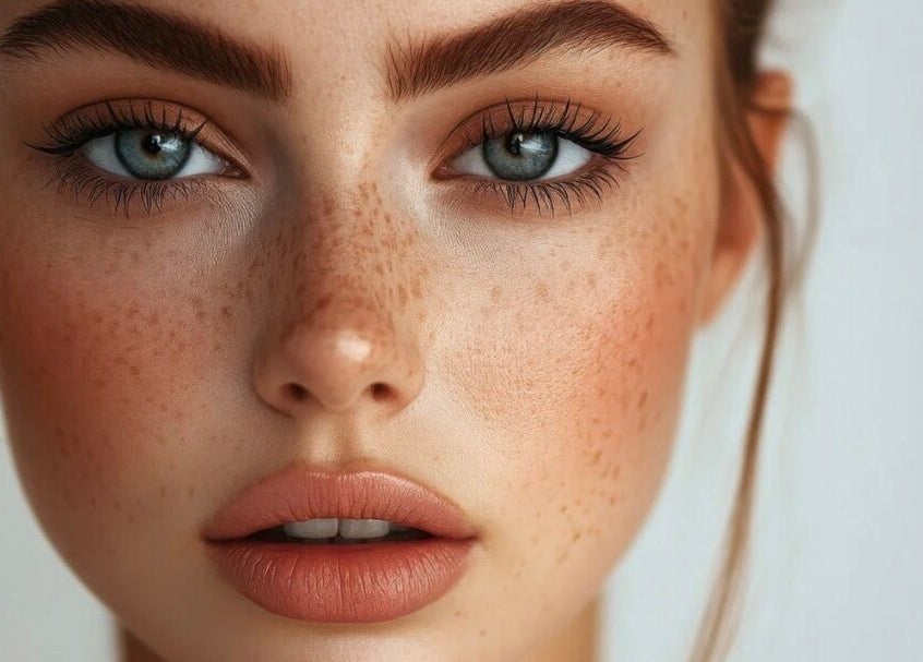 Close-up of expertly shaped brows at New Era Brows & Beauty, Chiswick, New South Wales, AU.