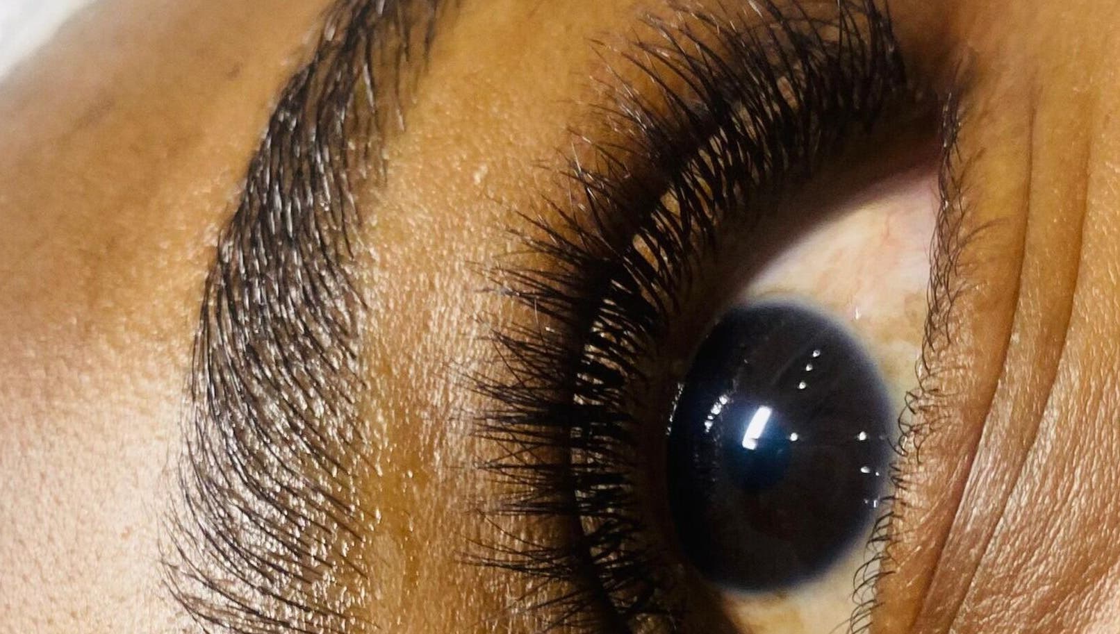 Beautifully shaped brow and lush lashes at GODDIES BROW AND LASH STUDIO, Randburg, Gauteng, ZA.