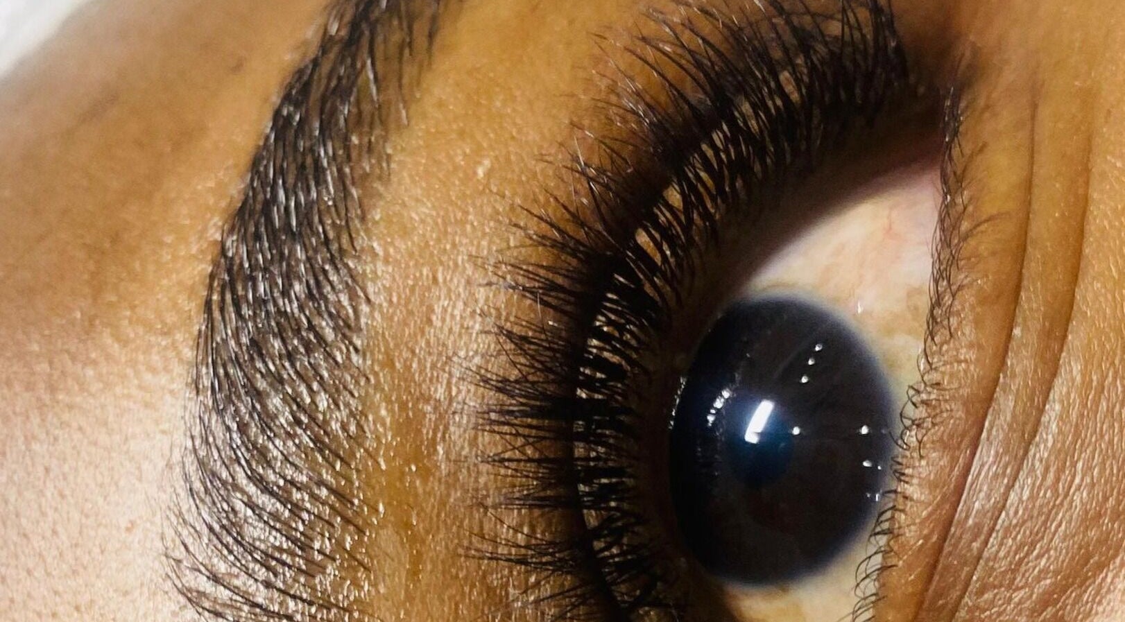 Beautifully shaped brow and lush lashes at GODDIES BROW AND LASH STUDIO, Randburg, Gauteng, ZA.