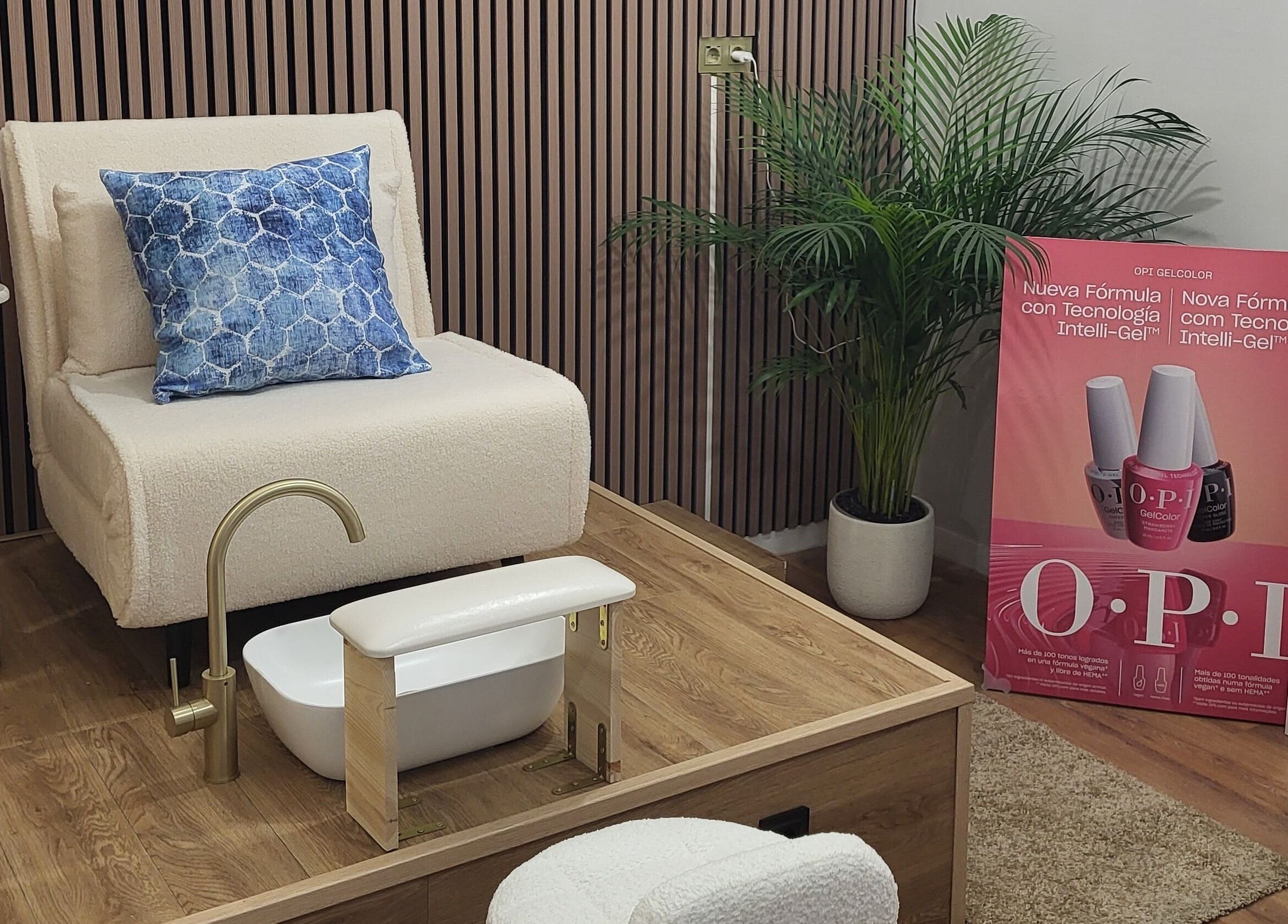 Área de pedicura en Shanakay Nails, San Sebastián De Los Reyes, Comunidad De Madrid, ES.