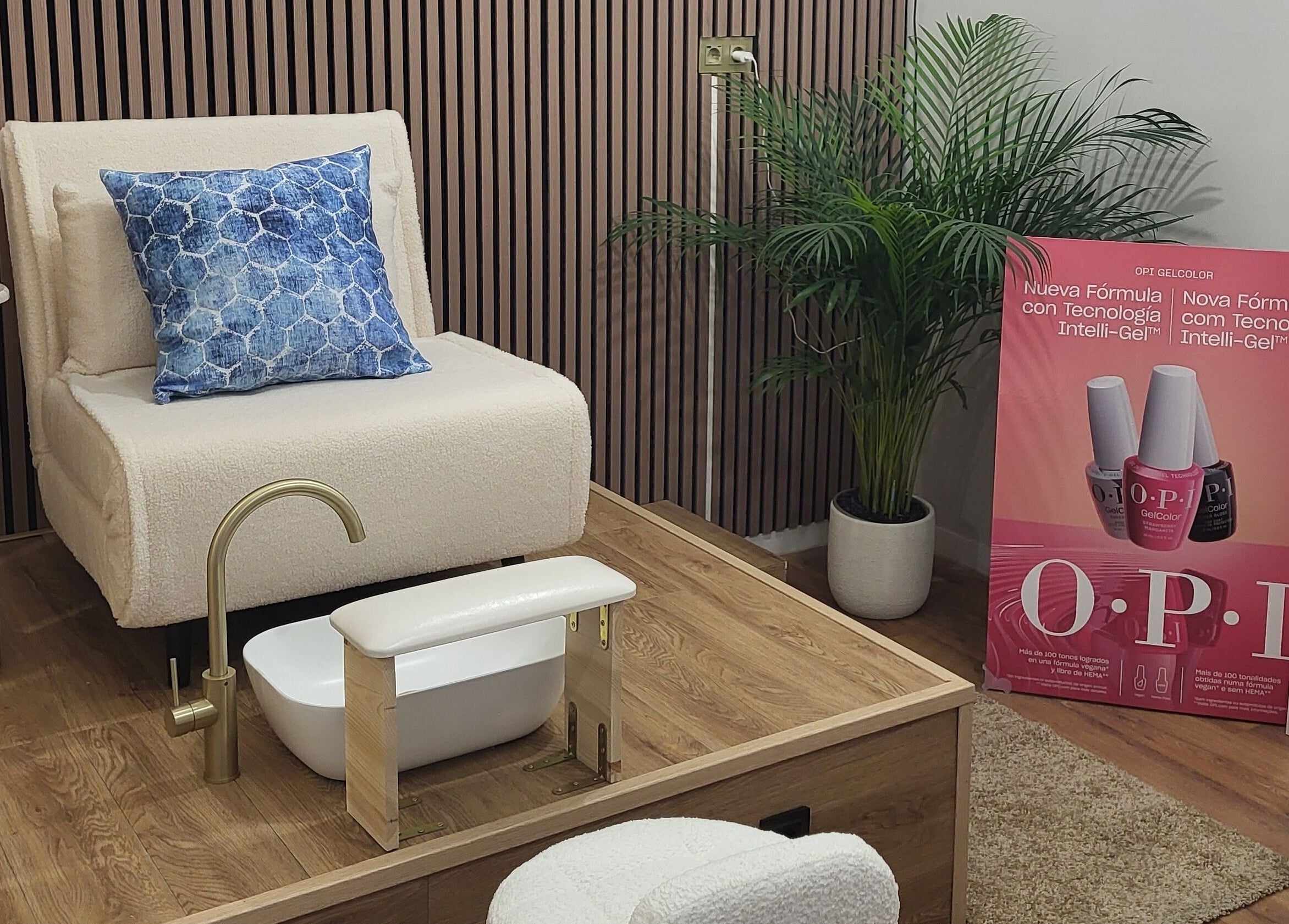 Área de pedicura en Shanakay Nails, San Sebastián De Los Reyes, Comunidad De Madrid, ES.