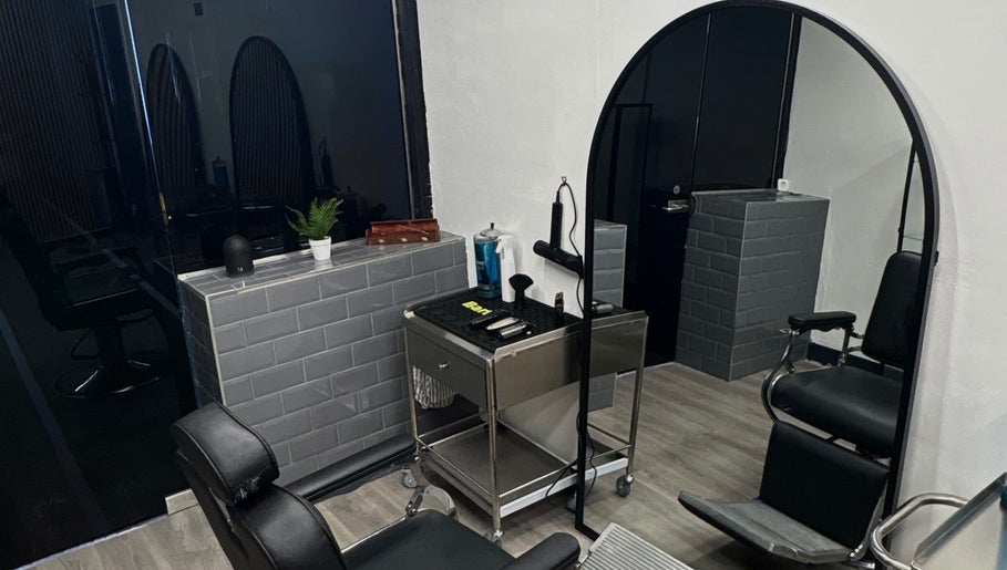 Stylish barber chair and tools at Fade Co. in County Wicklow, County Wicklow, IE.