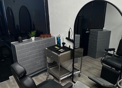 Stylish barber chair and tools at Fade Co. in County Wicklow, County Wicklow, IE.
