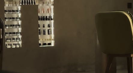 Elegant nail polish display at Double H Salon & Spa, Hail, Hail Province, SA, showcasing a variety of colors.