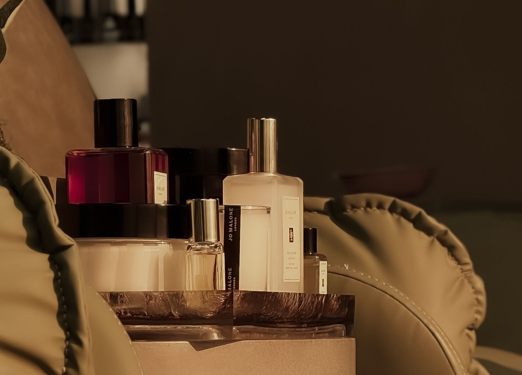 Elegant spa products at Double H Salon & Spa, Hail, Hail Province, SA, offering luxury relaxation.