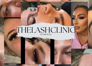 Collage of stunning lash extensions at TheLashClinicByGrace, Birtley, England, GB.