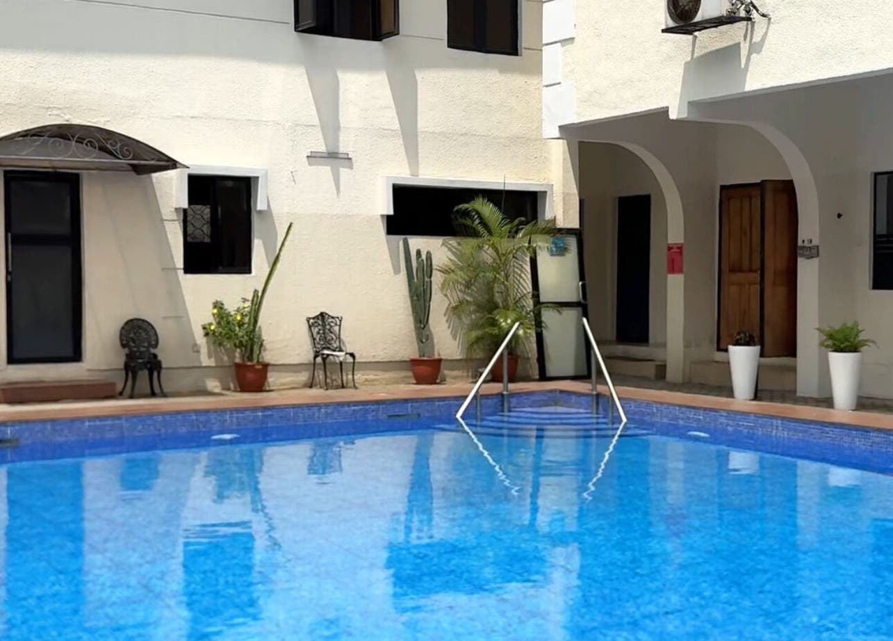 Swimming pool at Femme Spa And Body Works Maryland in Lagos, Lagos, NG, offering a serene wellness experience.