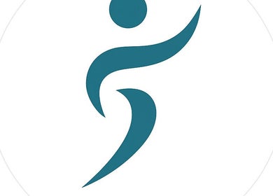 Abstract logo of Armstrong Physiotherapy Clinic in Birmingham, England, GB, symbolizing movement and wellness.