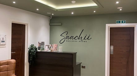 Reception area at Brow Studio London in London, England, GB with modern decor and calming ambiance.