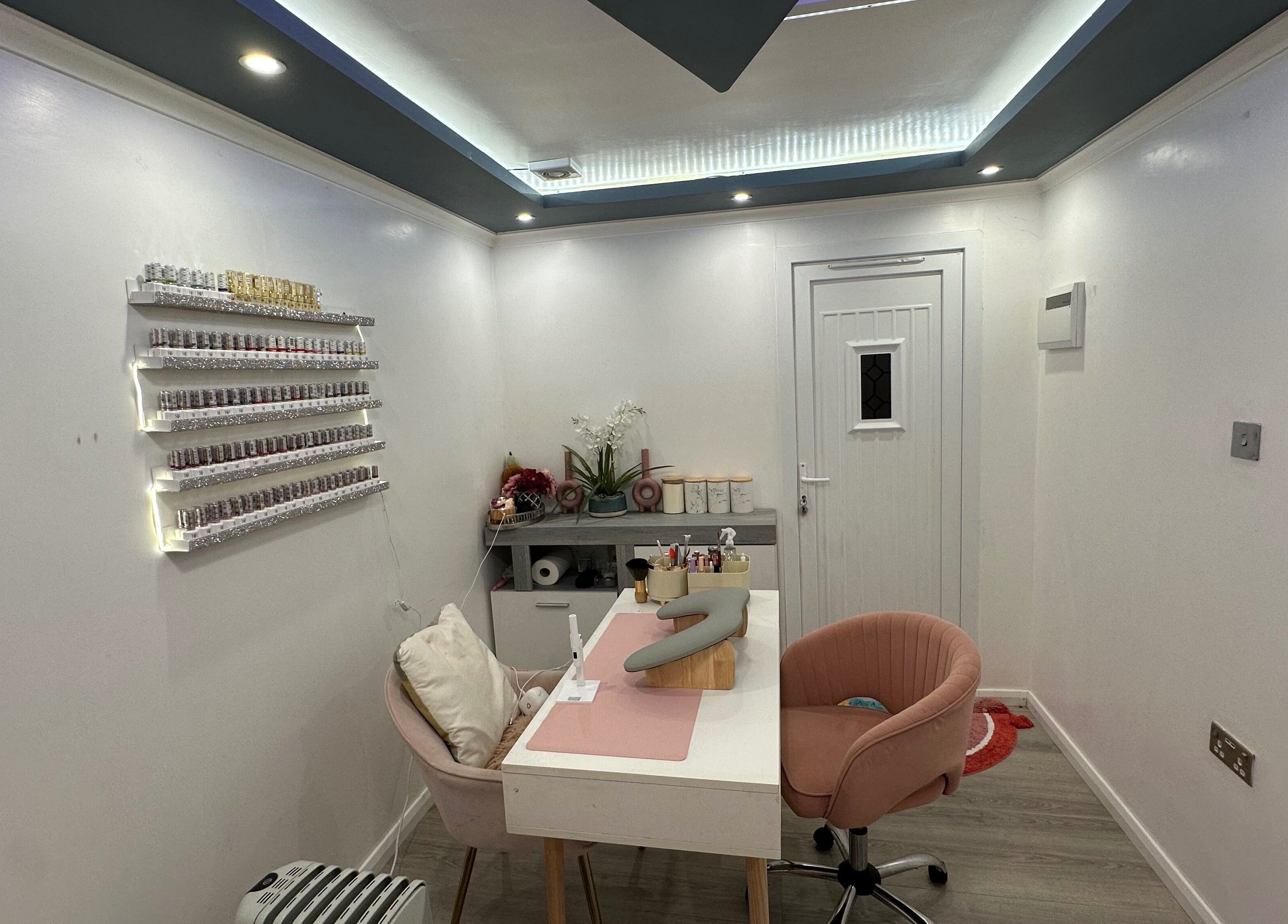 Elegant nail salon interior at Nails by Bon Washington, located in Washington, England, GB.