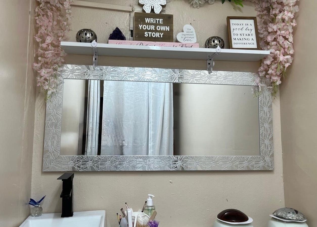 Elegant vanity area at Wax And Relax in Santo Domingo, Distrito Nacional, DO with inspiring decor.