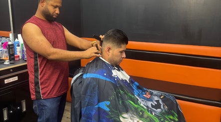 Professional haircut at Liriano Barber in Monon, Indiana, US.