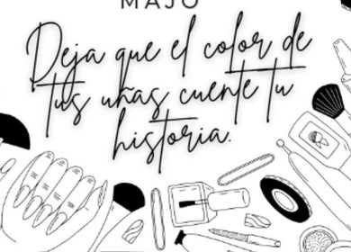 Elegant nail art tools and quote at MAJO.NAIL 77, San Miguel De Tucumán, Tucumán, AR.