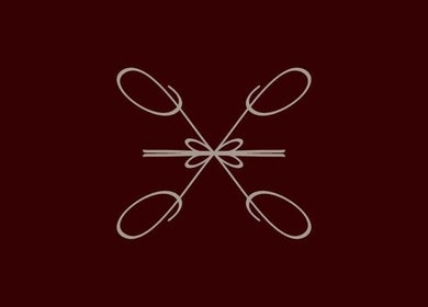 Elegant design at Le Lumiere Spa in SA, featuring intricate, symmetrical patterns on a dark backdrop.