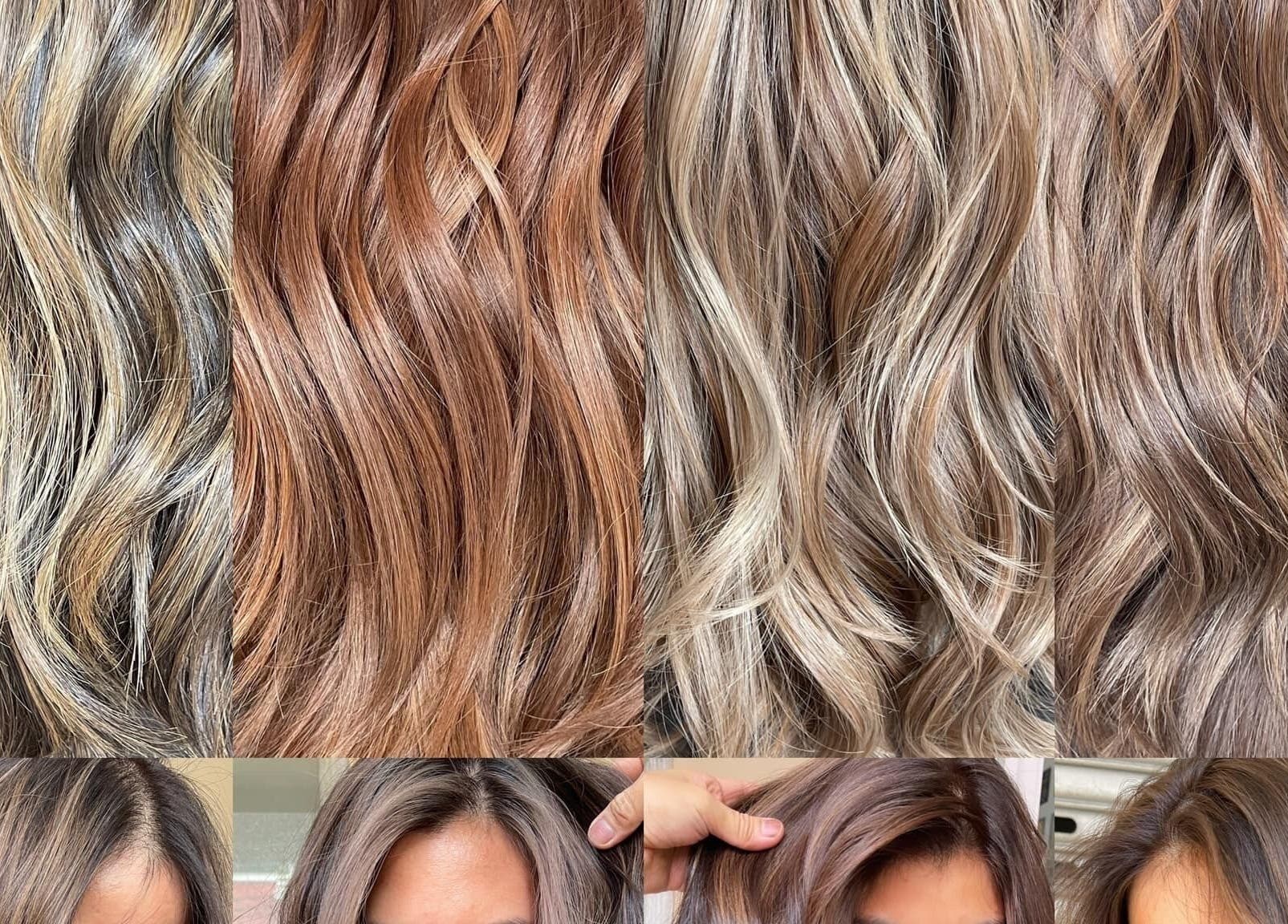 Variety of hair color highlights at Behind The Chair Salon | Quezon City Branch, Quezon City, Metro Manila, PH.