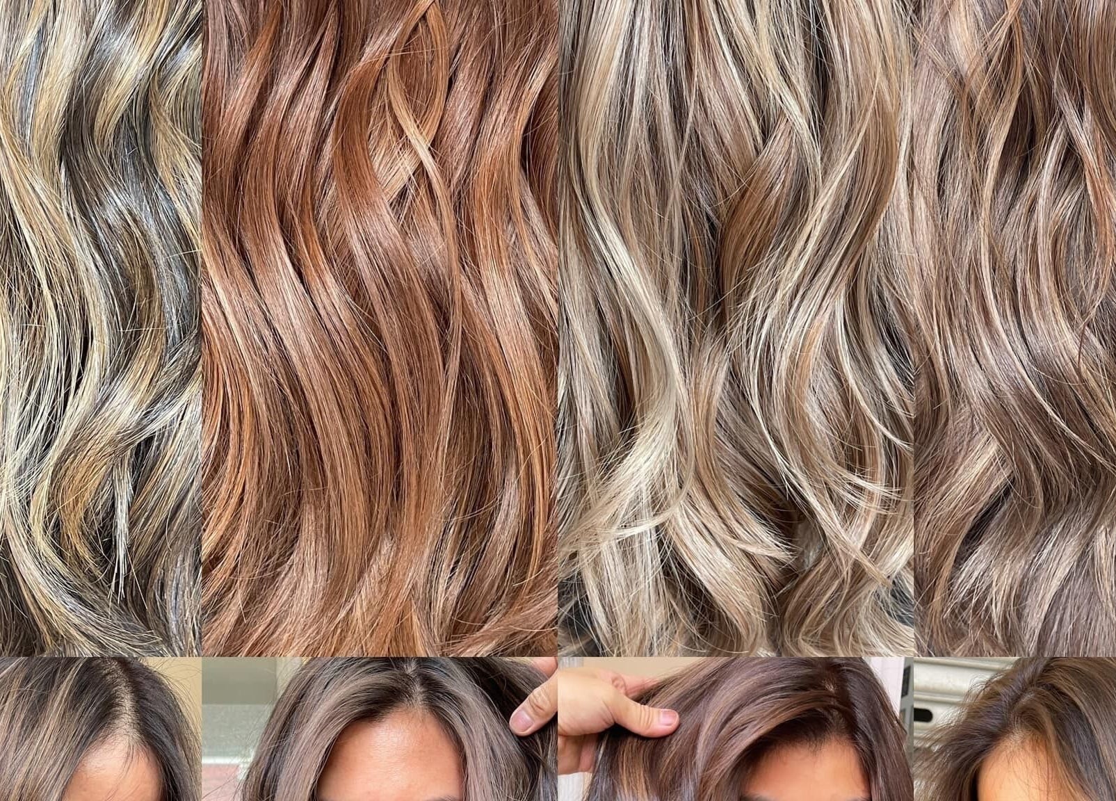 Variety of hair color highlights at Behind The Chair Salon | Quezon City Branch, Quezon City, Metro Manila, PH.