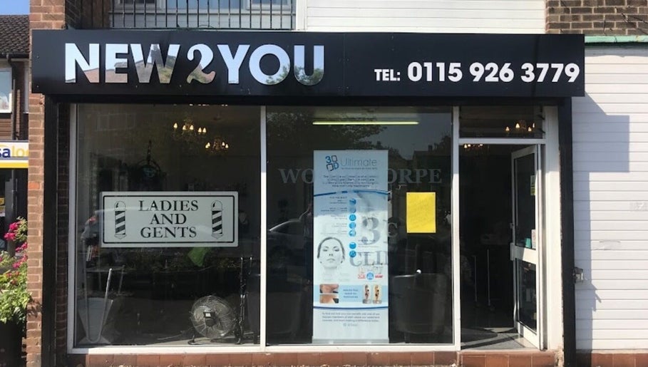 Front view of HairbyTiah salon in Woodthorpe, England, GB, showcasing modern design and welcoming entrance.