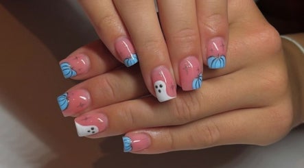 Creative Halloween-themed nail art at Essex Beauty By JL, Aveley, England, GB.