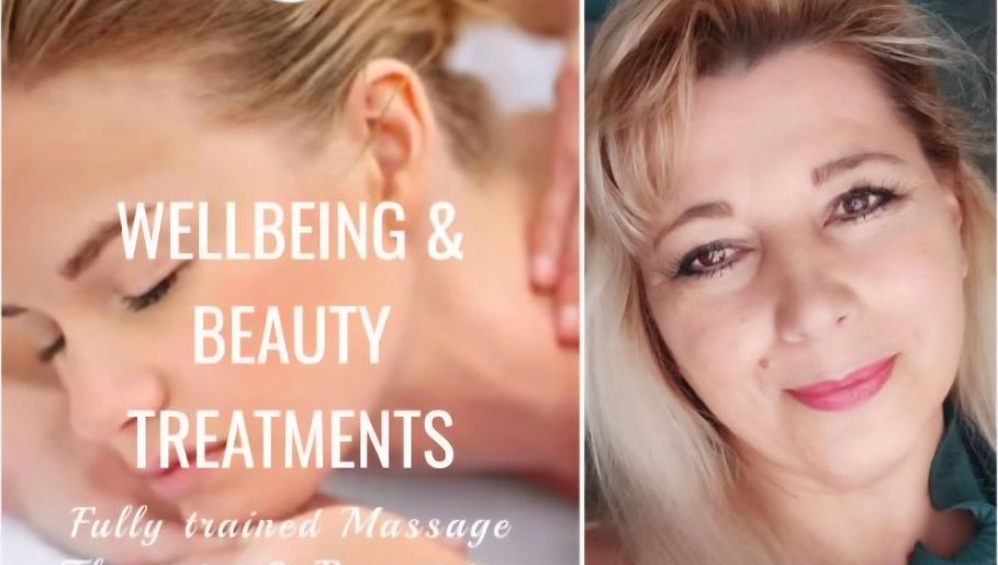 Relaxing massage and smiling professional at Mary Vanity, East Kilbride, Scotland, GB offering beauty treatments.