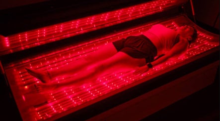 Relaxing red light therapy at Think2Be Healthy, North Lakes, Queensland, AU enhancing wellness and vitality.