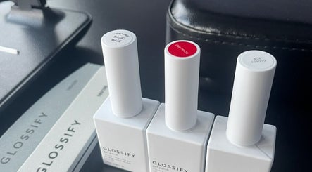 Glossify nail polish bottles at Nails By Sophie, Liverpool, England, GB.