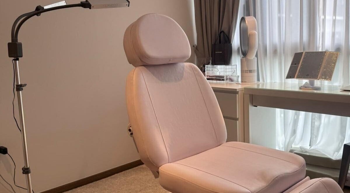 Luxury spa chair at The Glam Bar - Tampines, Singapore, SG, creating a calm and inviting space.