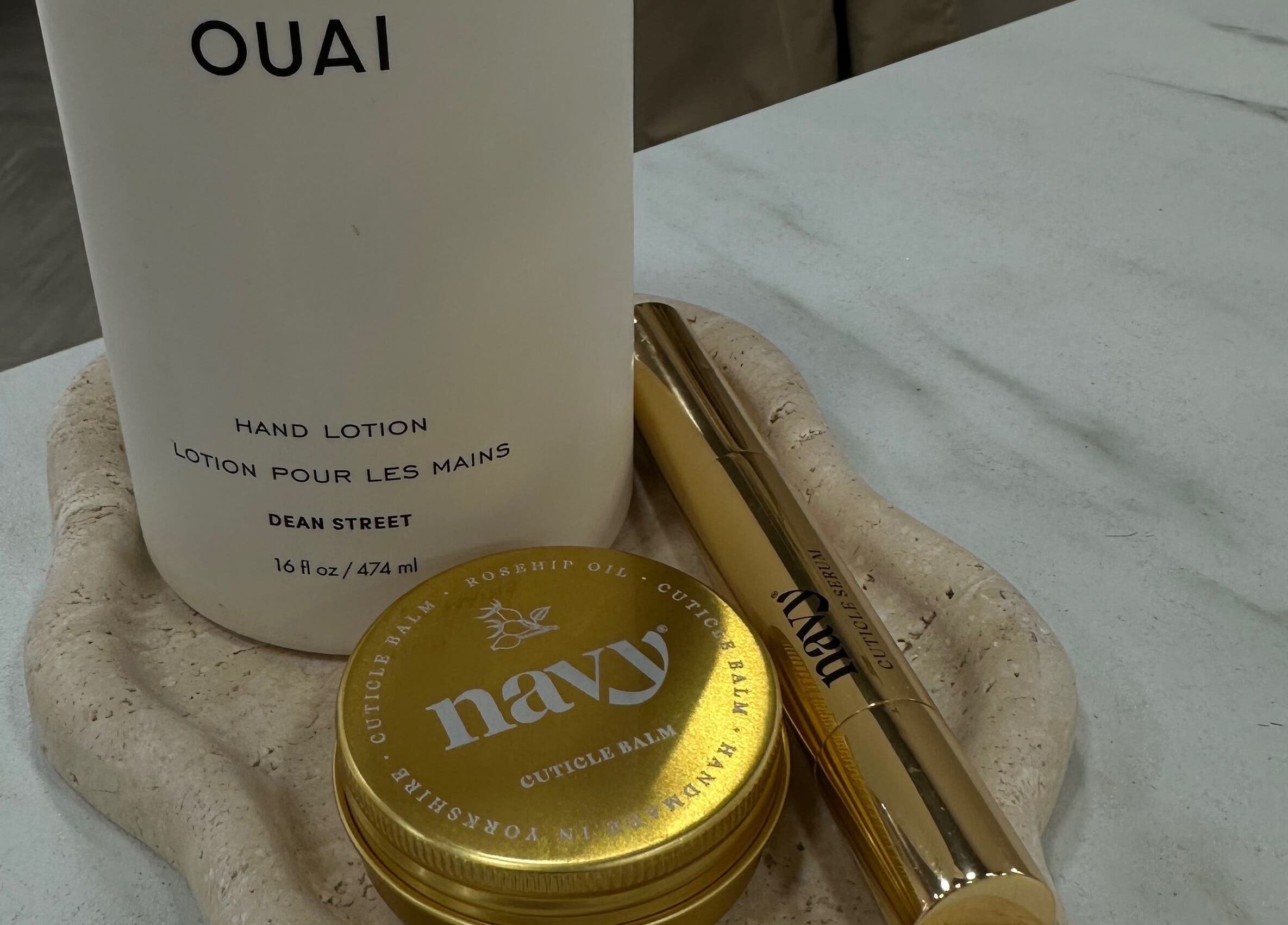 Luxury hand care products at Bisou Nail Studio, Manchester, England, GB. Enhance your beauty routine here.