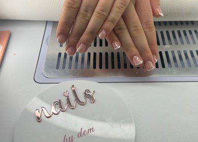 Freshly manicured nails at houseofnailsbydem, Stockton-on-tees, England, GB on display.