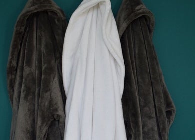 Plush robes at Empire Nails and Beauty Studio in Sandton, Gauteng, ZA, promise relaxation and luxury.