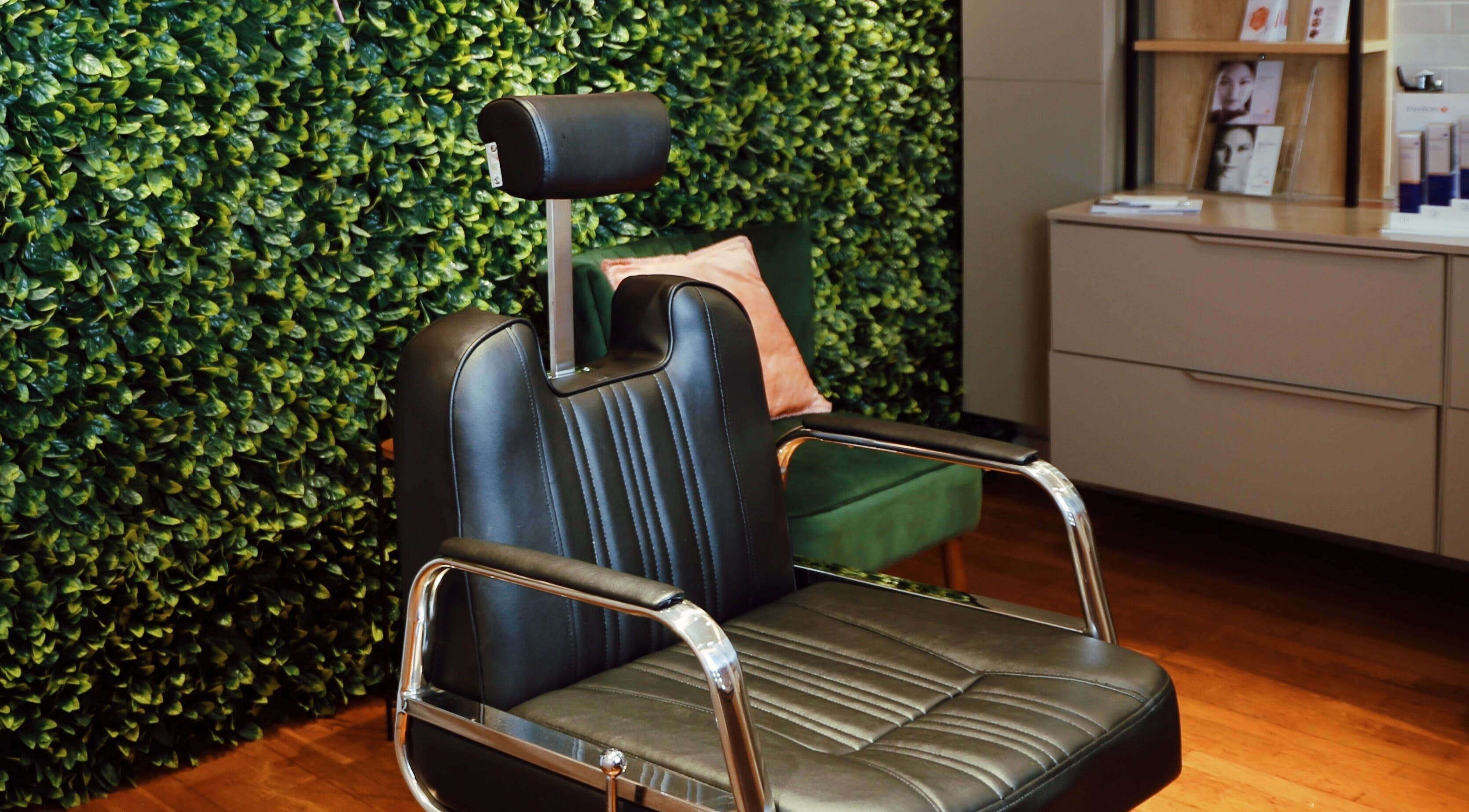 Luxurious treatment chair at Antonia Formosa Skin Therapist in St Julian's, MT accentuates their serene space.