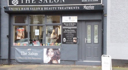 Exterior view of The Salon Langley Park, Langley Park, England, GB featuring elegant signage.