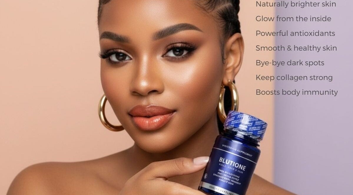 Femme avec peau lumineuse tenant un produit Bellecosmetics à Cesson-Sévigné, Bretagne, FR.