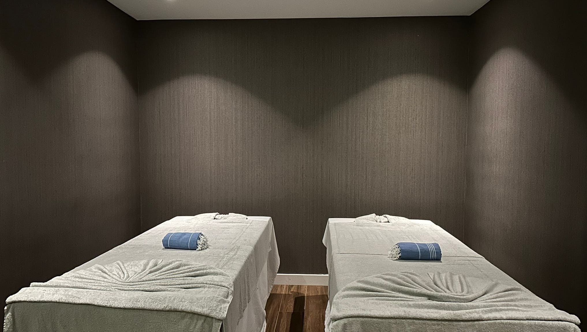 Relaxing massage room with twin beds at Let's Relax My Spa, İstanbul, İstanbul, TR.