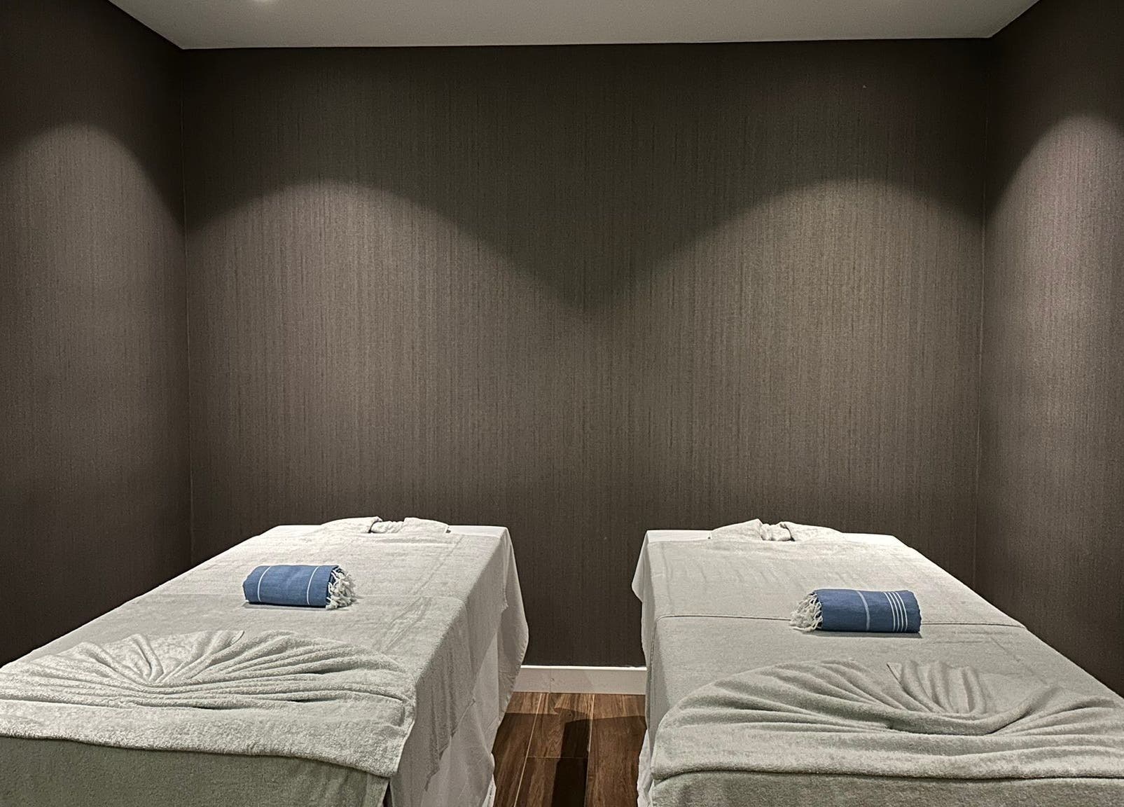 Relaxing massage room with twin beds at Let's Relax My Spa, İstanbul, İstanbul, TR.