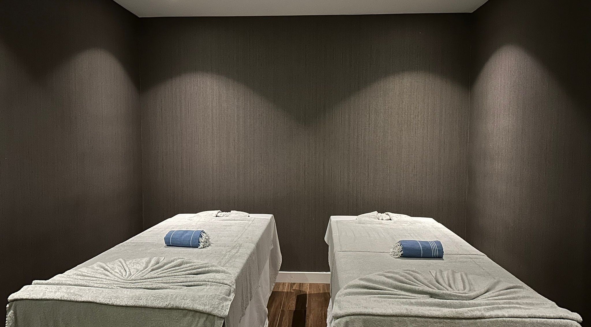 Relaxing massage room with twin beds at Let's Relax My Spa, İstanbul, İstanbul, TR.